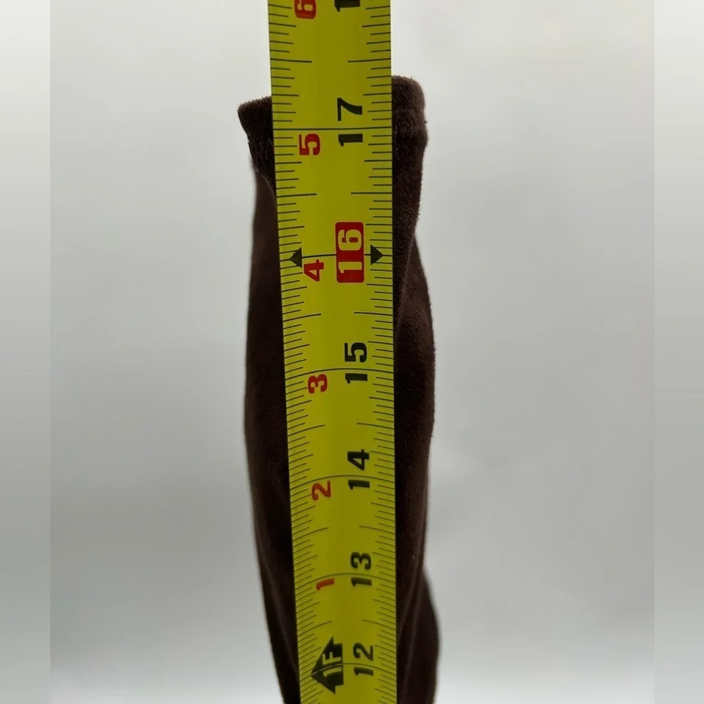 Kenneth Cole New York Stanford Brown Vegan Knee-High Boots Size 7.5 New With Box